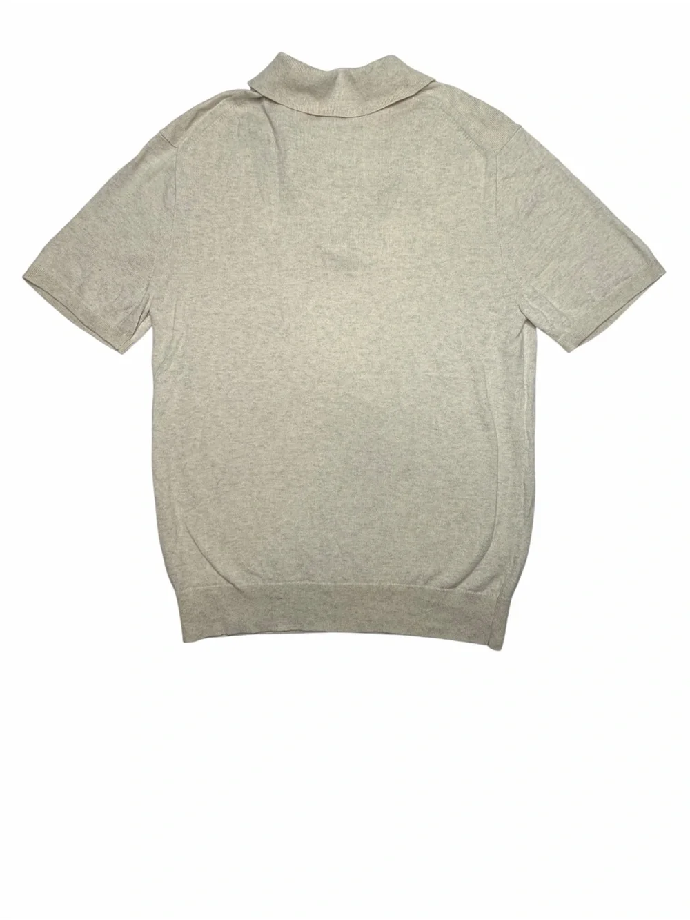 J.Crew 100% Cotton Sweater Polo | Cream/Oatmeal | Size Medium